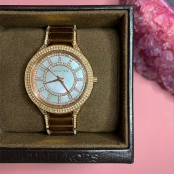 MICHAEL KORS Mini Kerry Rose Gold-Tone Watch